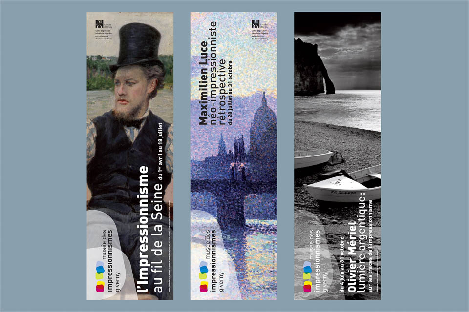 Signalétique du musée des impressionnismes Giverny, 2009-2014
